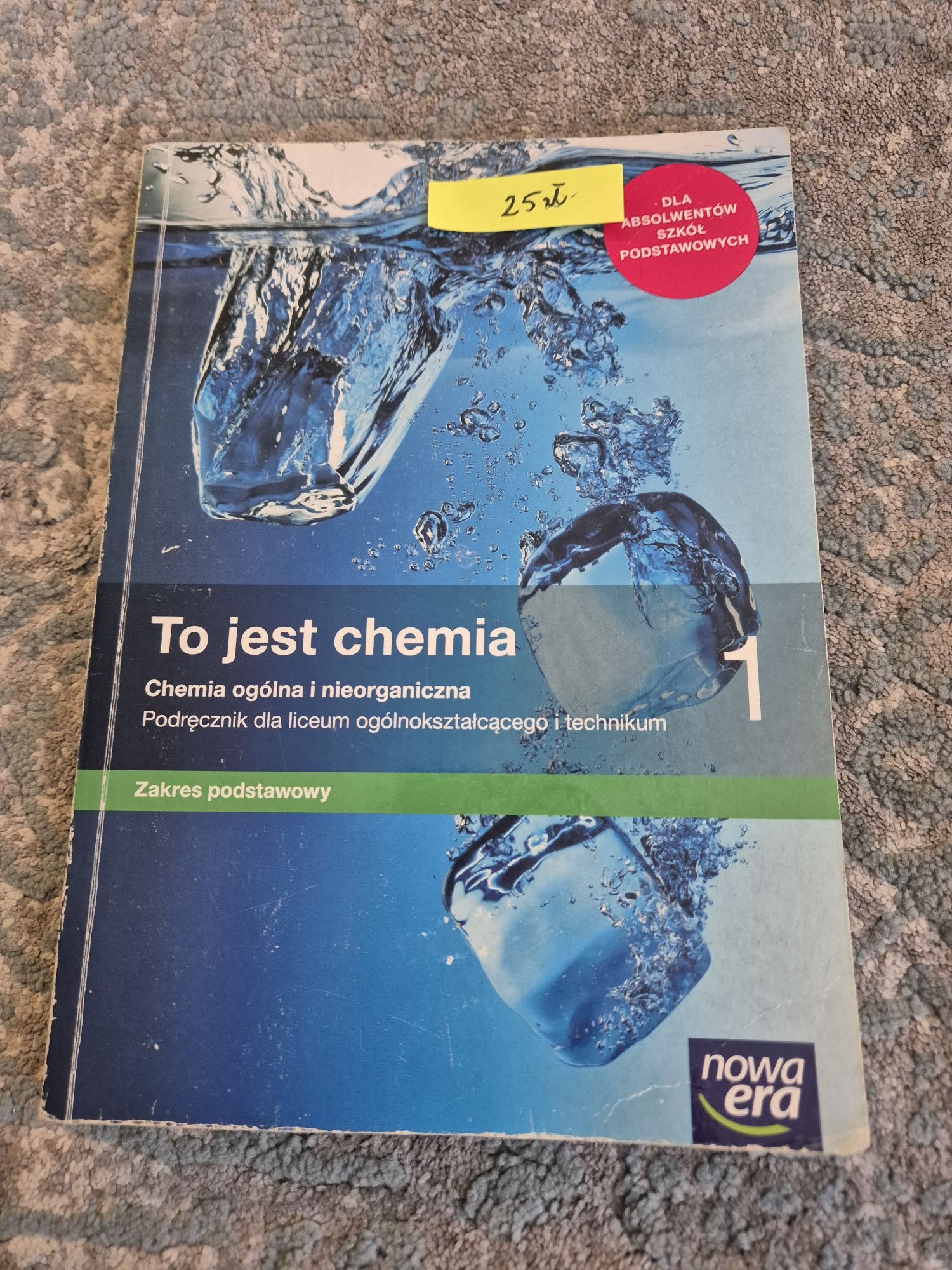 Podręcznik klasa 1 liceum to jest Chemia