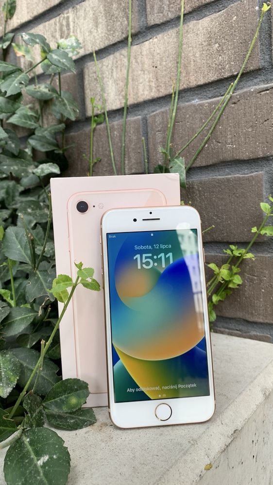 Iphone 8 64 Gb Rose Gold Nowa 100% Bateria