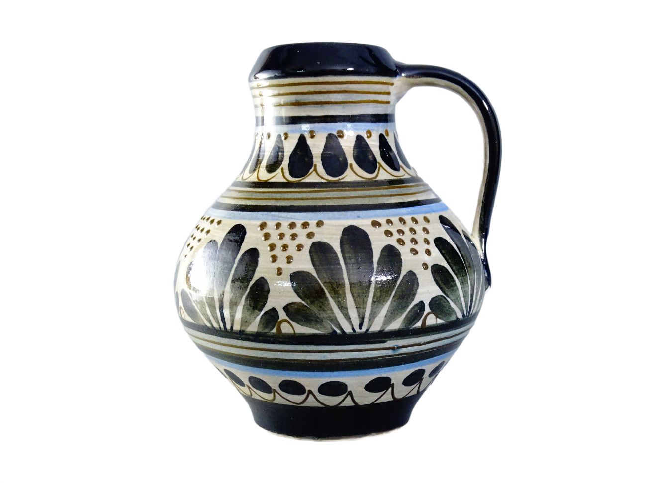 ceramika łużycka piękny wazon dzbanek