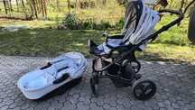 Bebetto Tito wózek 2w1 gondola + spacerówka