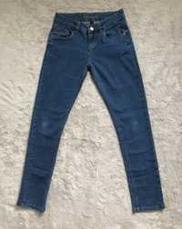 Spodnie na 12/13 lat jeansowe rurki wysoki stan XXS/XS