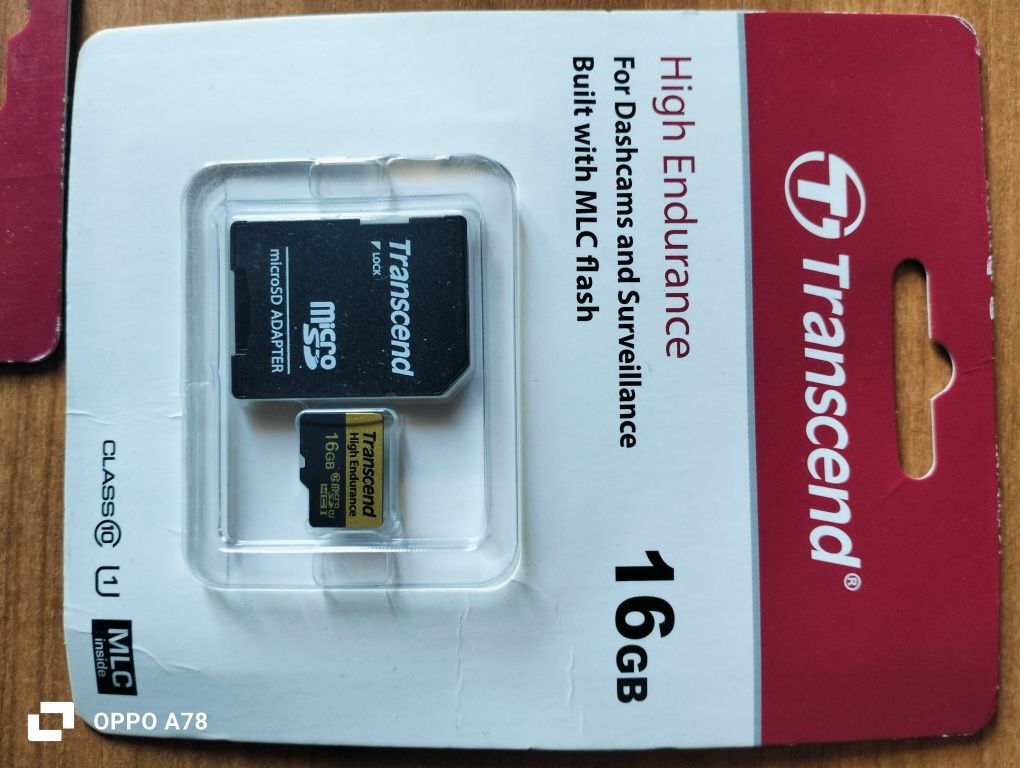 Karta Micro SD MicroSD, 16 GB Nie MLC, Transcend High Endurance -25 →