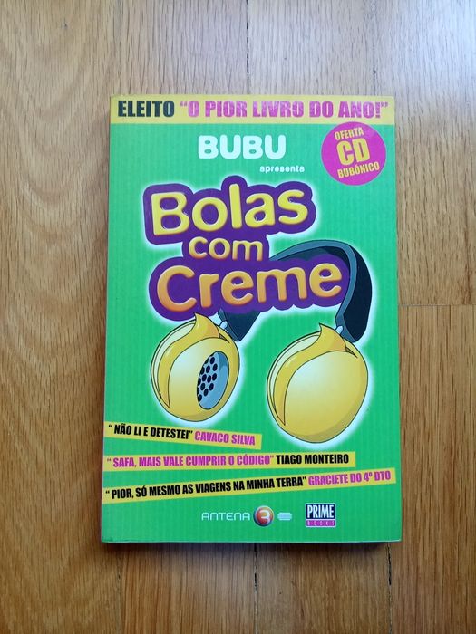 Livro "bolas com creme"