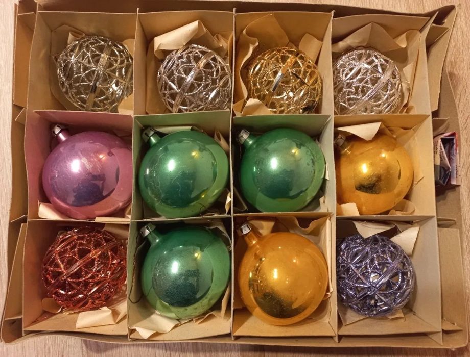 Stare bombki choinkowe PRL *święta*