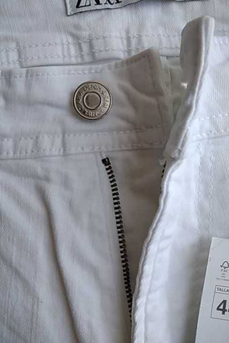 Шорты женские, мужские  ZARA, 98% хлопок, 2% эластан, EUR44 USA34