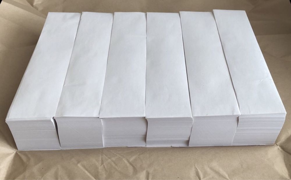 Газетная бумага полосками 7 см * 30 см, пл. 42 г/м2