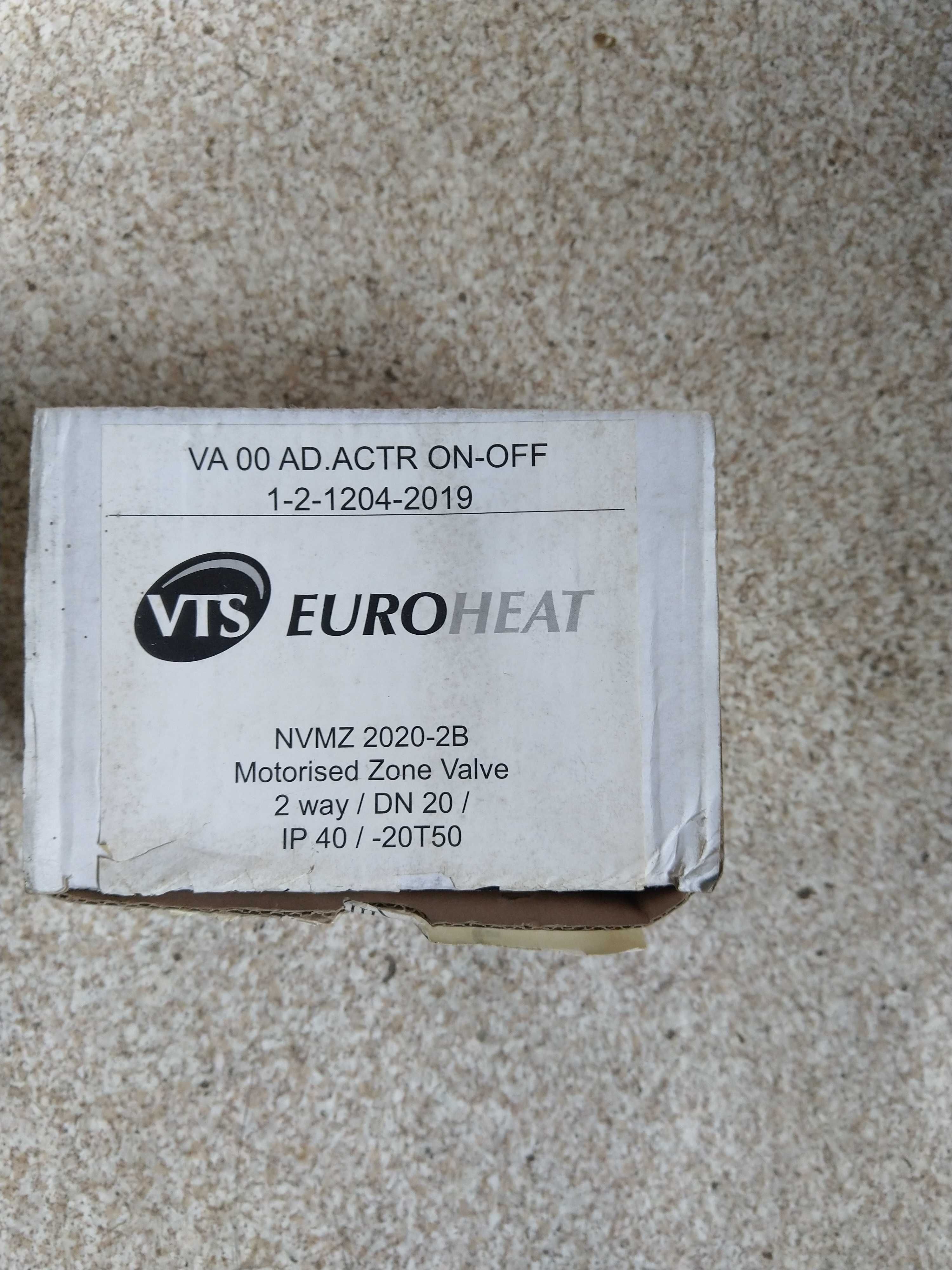 Zawór dwudrogowy z siłownikiem elektrycznym VTS Euroheat