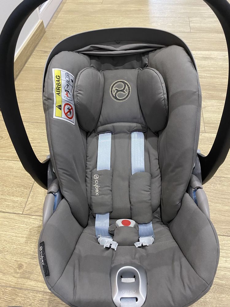 Cybex Cloud Z Fotelik Samochodowy 0-13 kg Soho Grey + Baza Z Zestaw