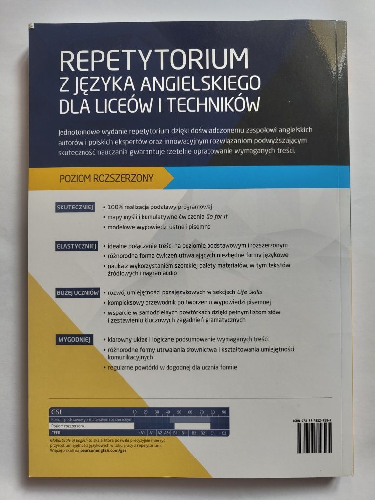 Repetytorium z języka angielskiego Poziom rozszerzony Pearson