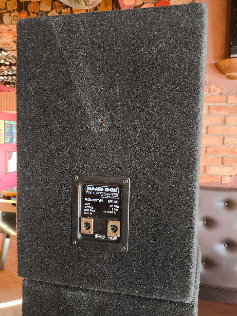 Kolumny głośnikowe Hand Box LPX-403 Disco 3-way 400W 8Ω Eminence Kappa