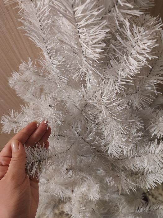 Штучна біла ялинка. Торг!