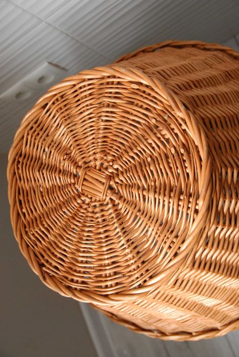 Duży kosz wiklinowy legowisko dla kota, psa 58 cm