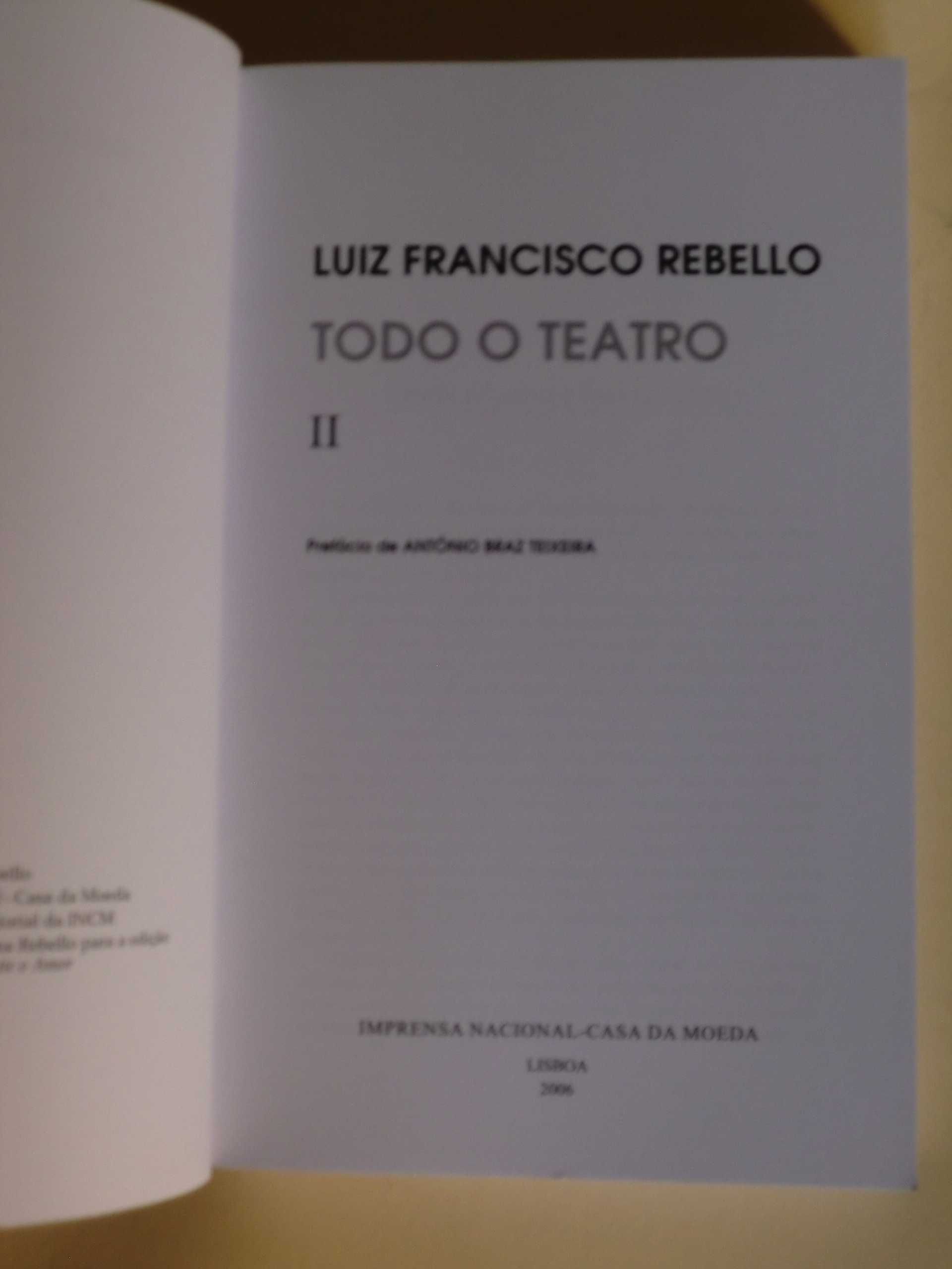 Todo o Teatro II
de Luiz Francisco Rebello