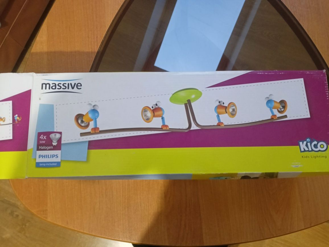 Żyrandol  Spot Philips Massive Birdey 56314/55/10 + Kinkiet + Ledy