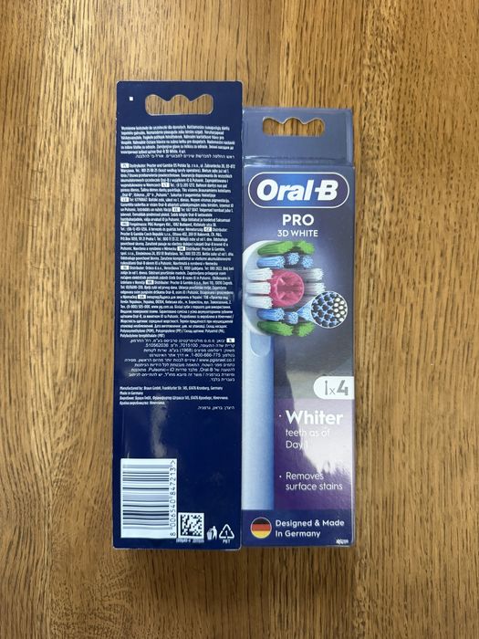 Końcówki do szczoteczki oralb pro 3d white
