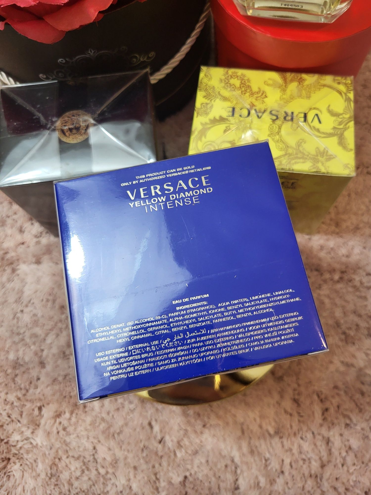 Oryginalne perfumy  Versace yellow Diamond intense 50ml edp walentynki