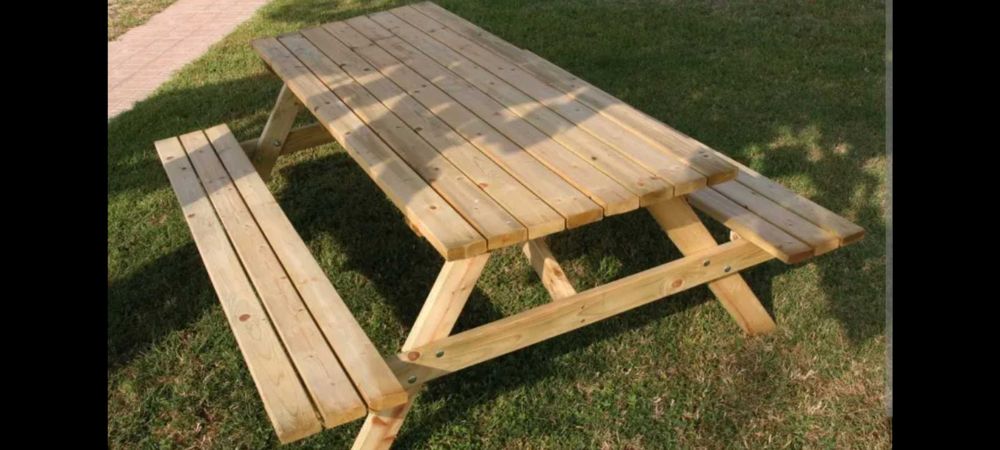 Mesa picnic 180x150x70