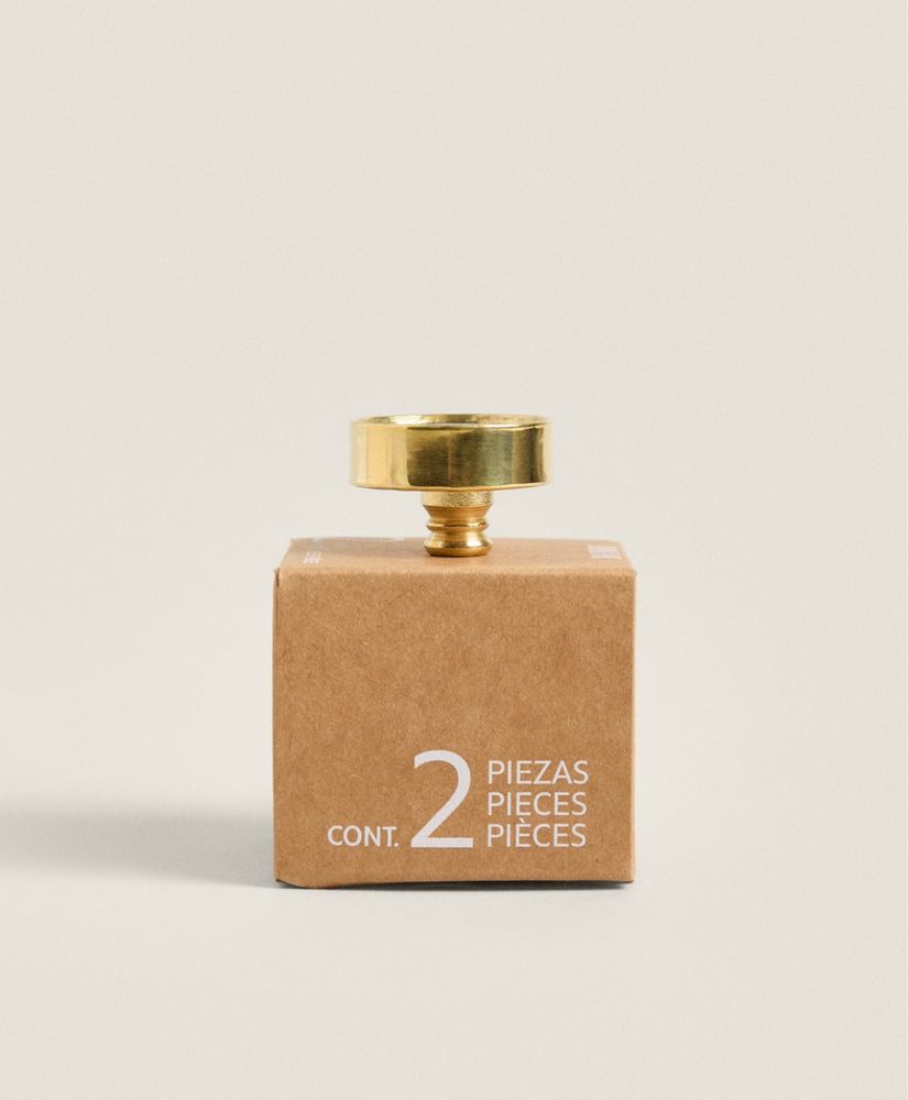 Puxador Mármore E Dourado [PACK DE 2] Zara Home NOVO