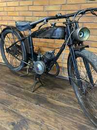 Stary motor motocykl Alcyon/Terrot 100 lata 20-te
