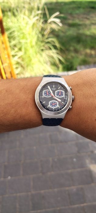 Zegarek SWATCH SWISS IRONY chronograf