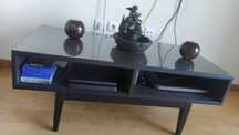 Mesa de Centro em Madeira e Vidro