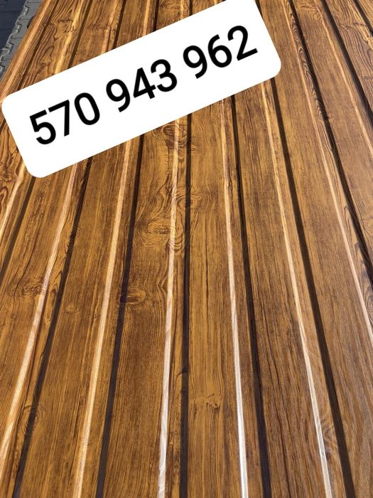 Blacha trapezowa T7 drewnopodobna