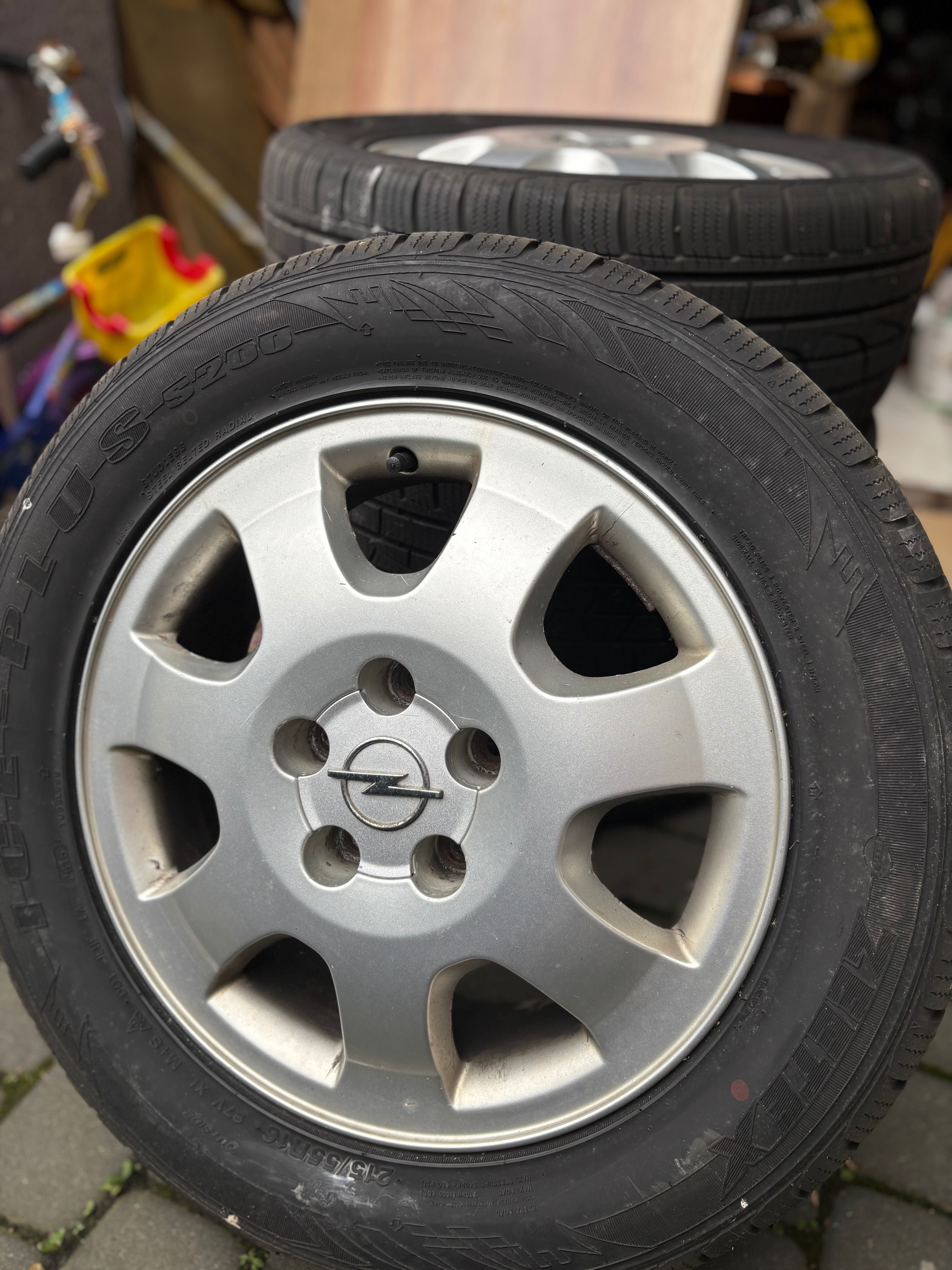 Komplet felg 16” do opla vectry c + opony zim. zetex ice plus s200