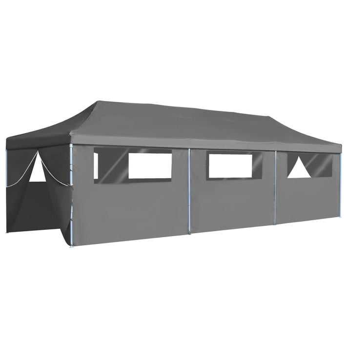 Tenda para festas pop-up dobrável c/ 8 paredes 3x9 m - Leva-Me-Contigo