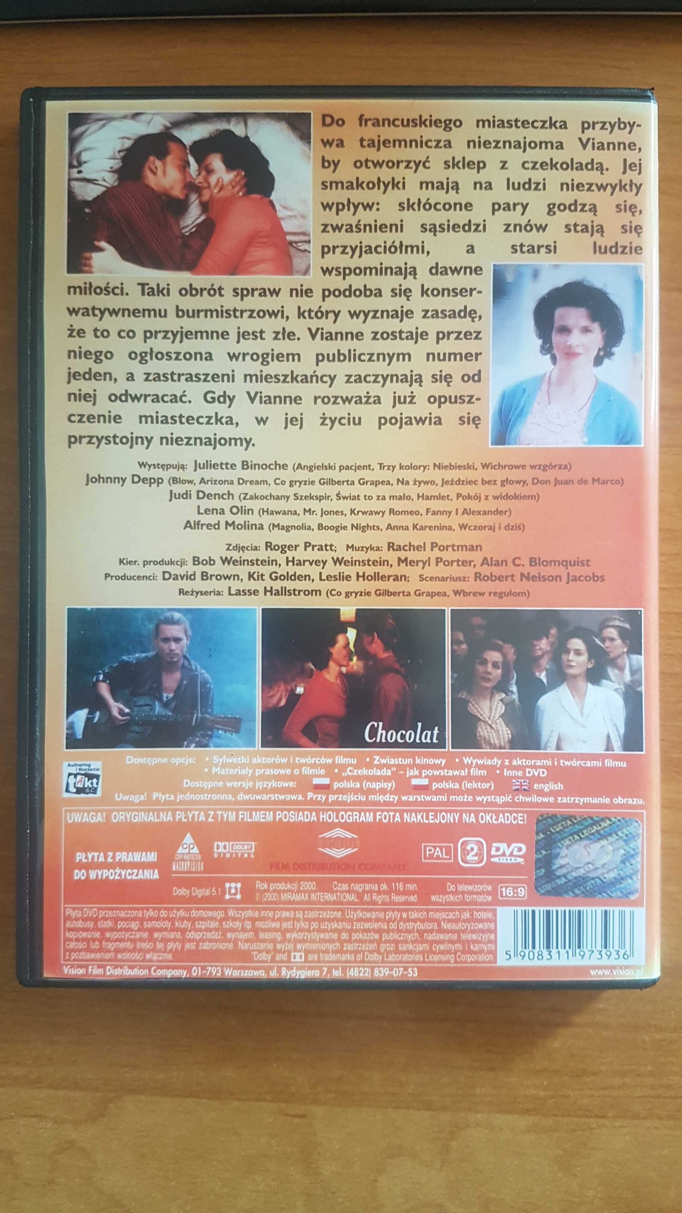 Czekolada - J.Binoche, J.Depp, J.Dench