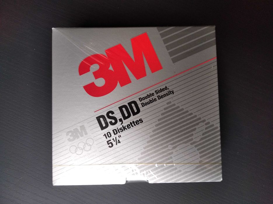 Дискеты 5 дюймов 3M DS DD, новая пачка