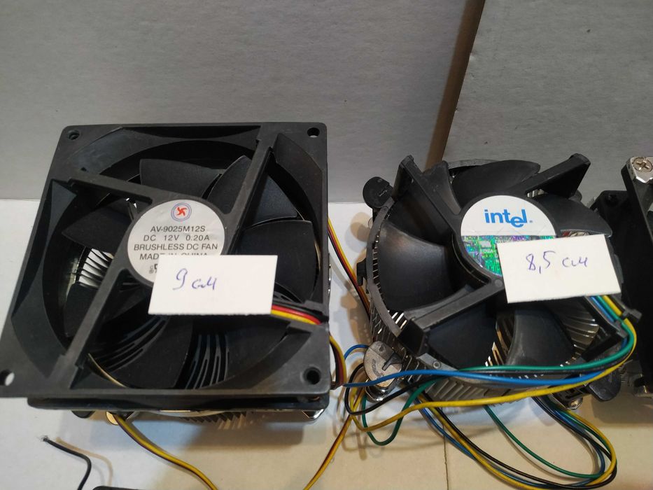 продам кулер(вентилятор) для компьютера, ноутбука с радиатором и без