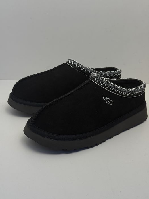 Угги жіночі UGG чорні угі Tasman Slippers тасман осінь зима