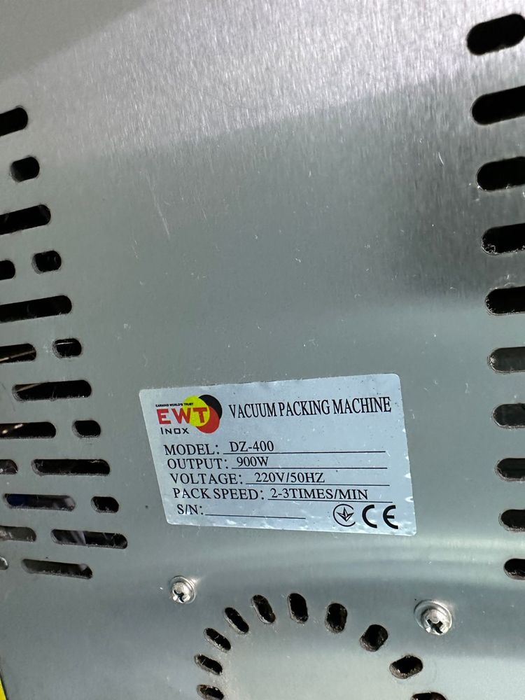 Упаковщик вакуумный EWT INOX DZ400