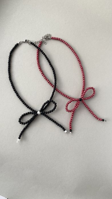 Чокер з перлин, намисто перлини, кольє тренд, ручна робота