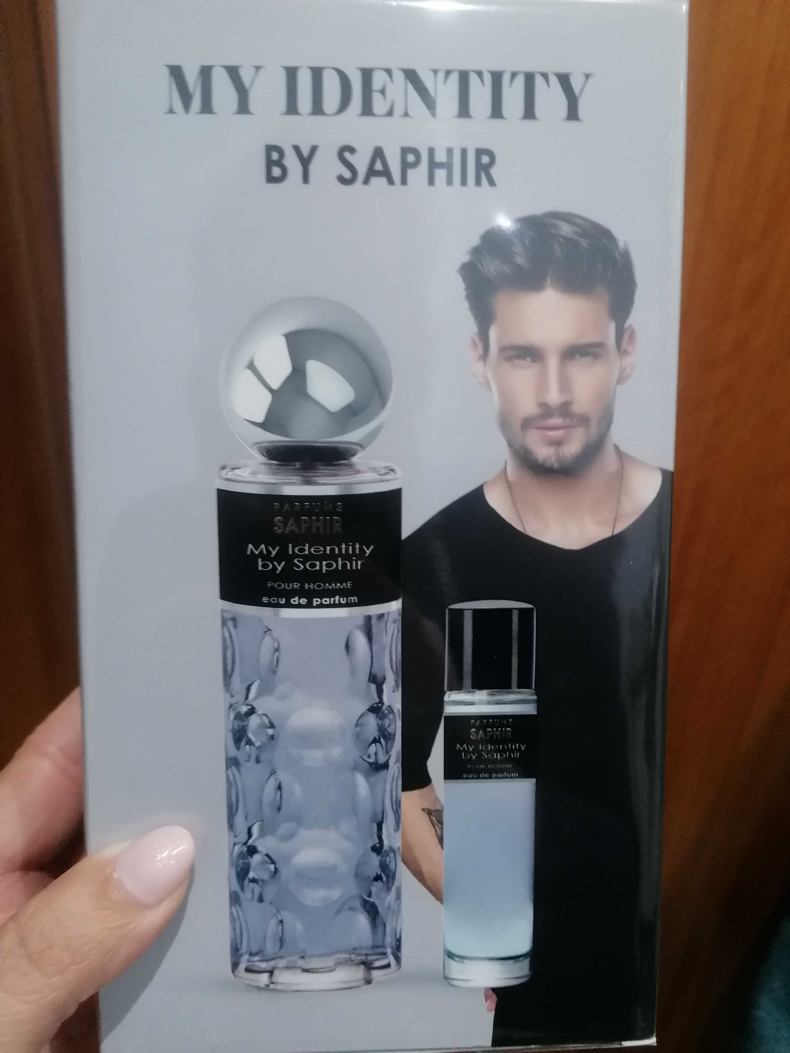 Perfumes novos Saphir caixa 200ml + 30ml Ironie e My Identity