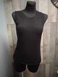 Jkla California czarna bluzka jedwab lurex M