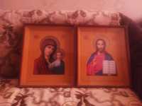 Иконы пара. Иисус Христос и Божья матерь