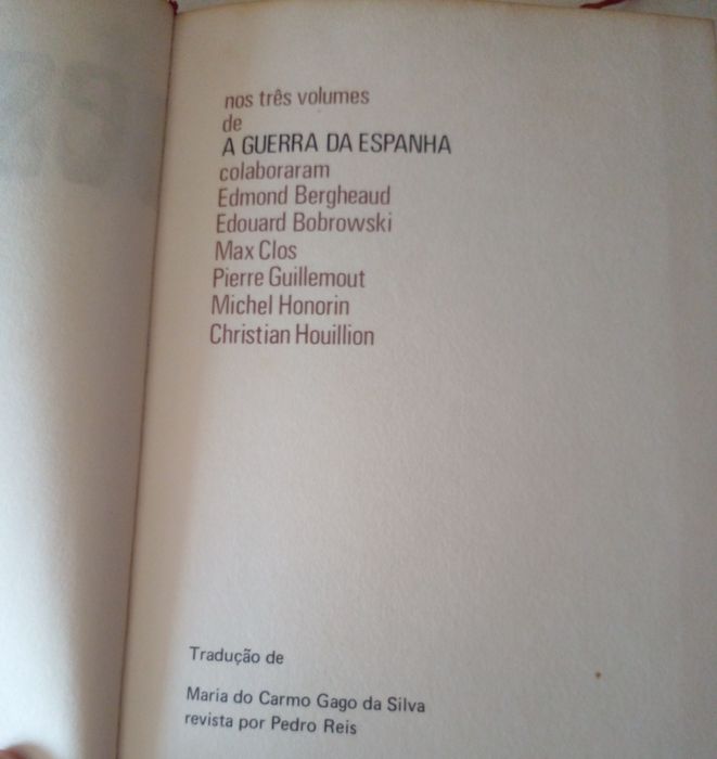 A Guerra de Espanha em 3 livros encadernados(SÓ 2 EUR Cada)