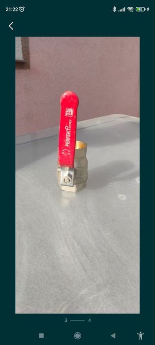 Zawór kulowy 6/4 cala mosiężny z dlawikiem (11 szt )