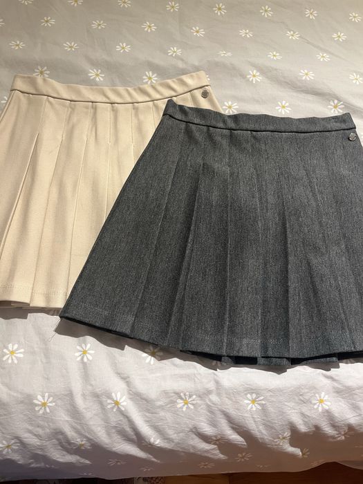 Saias zara girl plissadas