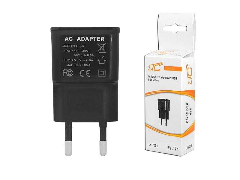 Nowa ładowarka sieciowa USB 2A tabletu telefonu itp LTC Certyfikat CE