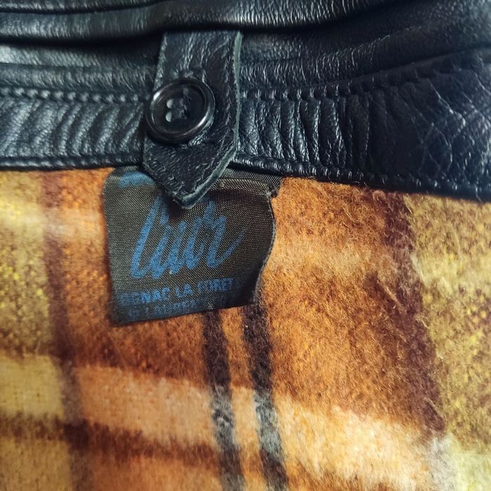 Шкіряне двубортне пальто, тренч із плотної шкіри XL