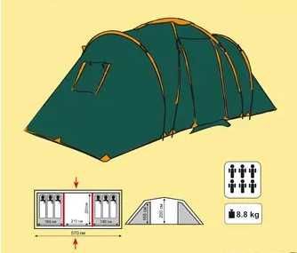 Намет Totem Hurone 4 V2 / 6 V2