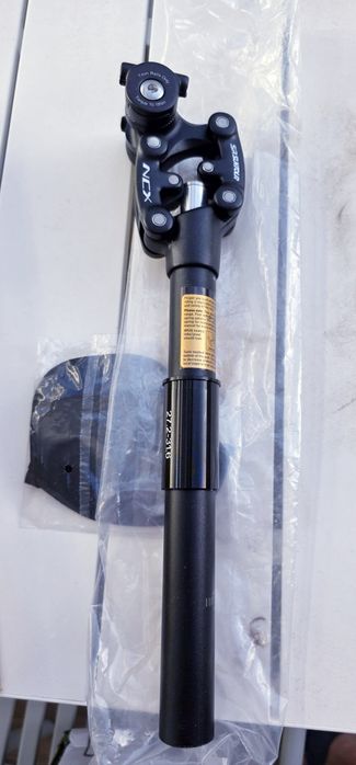 Suntour SP12/SP17 NCX 350mm Suspension Seatpost + Safety Cover