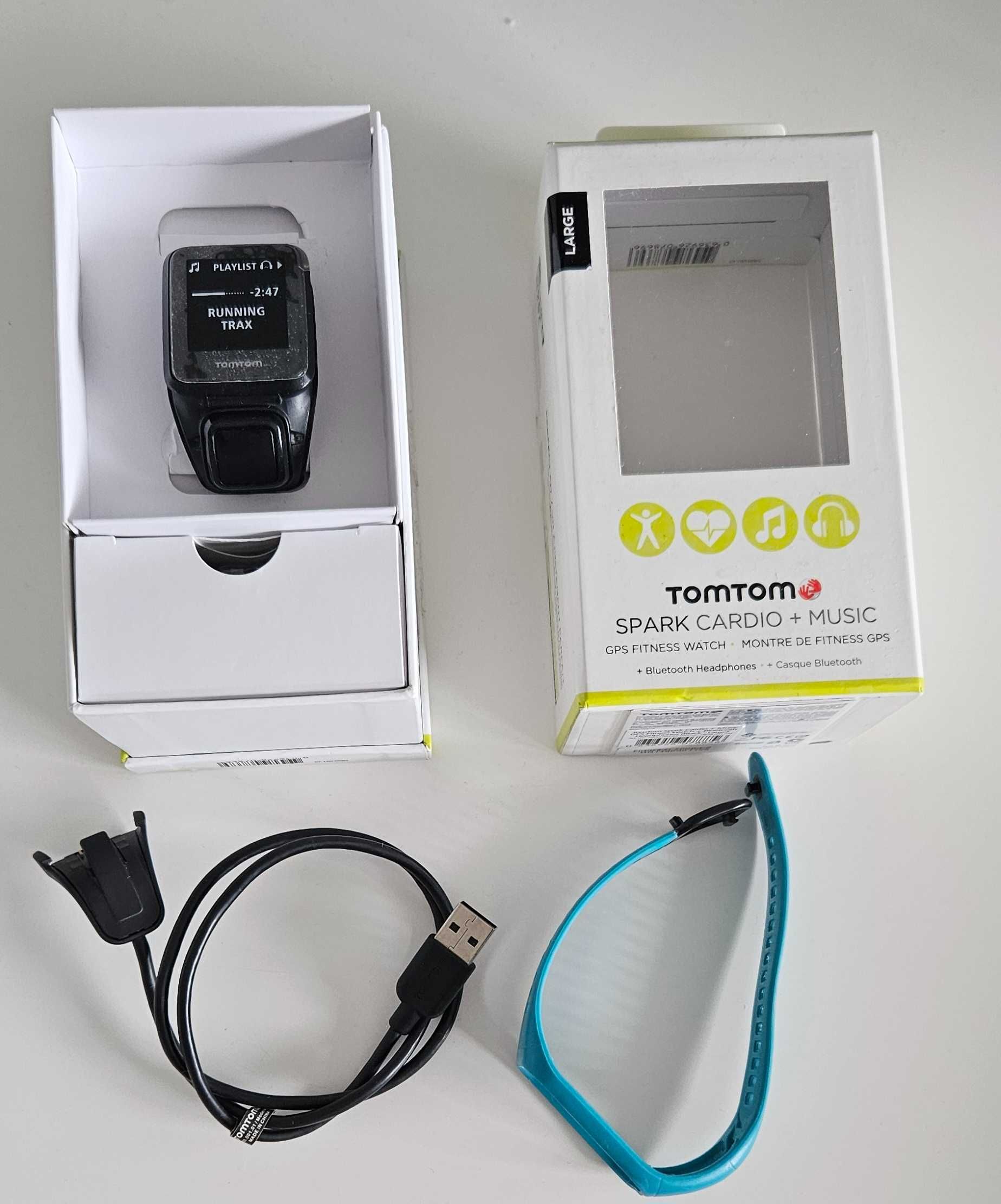 Relogio tomtom cardio+gps+music