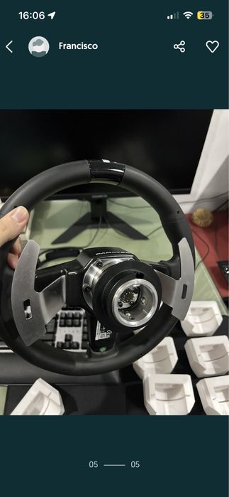 Suportes volantes fanatec bases QR1 3d printed