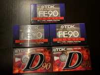 Kasety Magnefotonowe TDK FE90 i D90