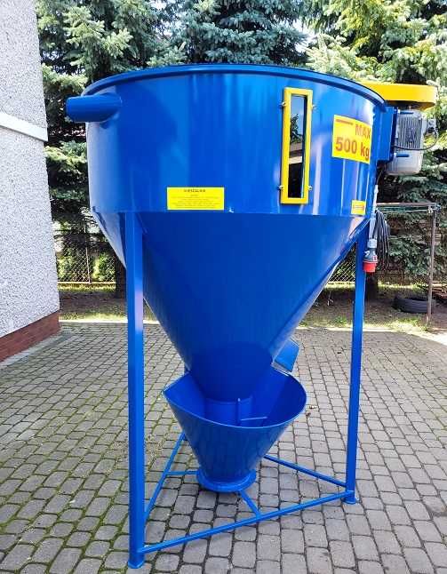 Mieszalnik do pasz sypkich 500 - 600kg 0.5 T NOWY zaprawiarka do zboża