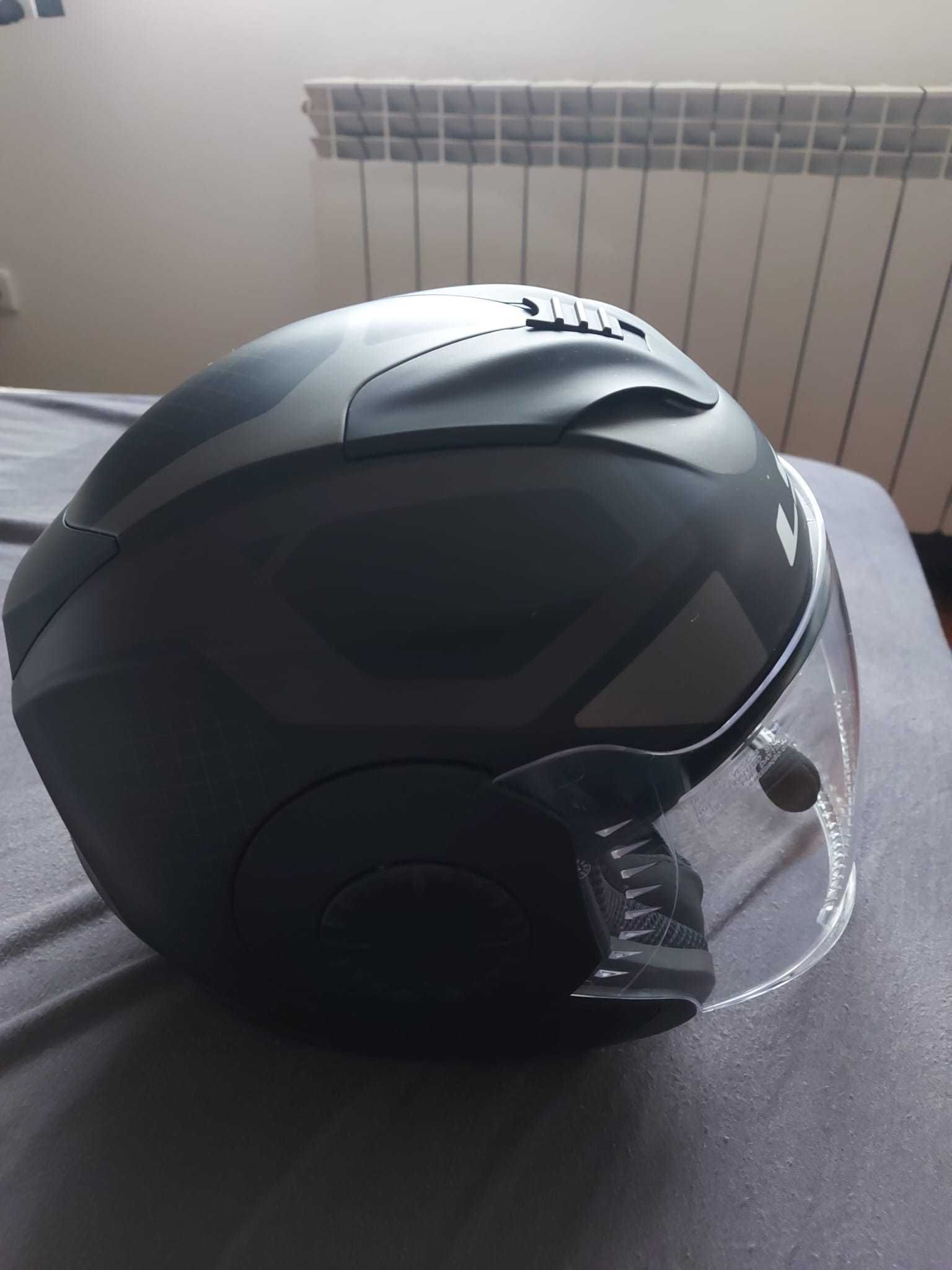 Kask otwarty Ls2 OF570 verso marker rozmiar S + interkom Sena SMH5-FM