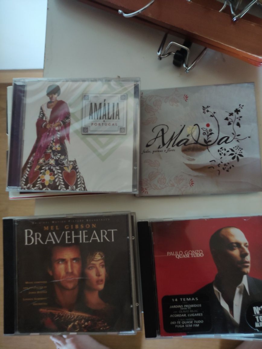 Cds Adriano obra completa, Amália, Mariza, John lennon, Paulo gonzo